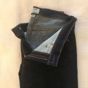 Jcrew 8” toothpick jeans